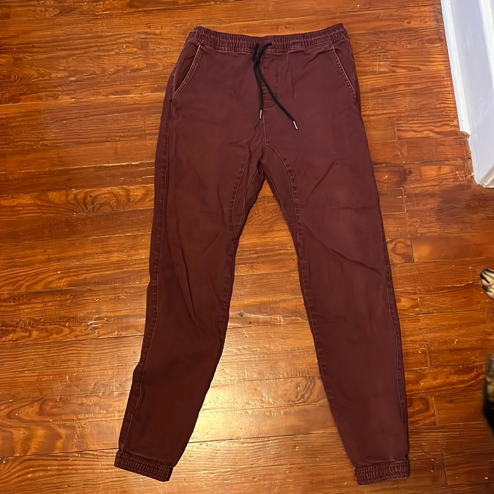Maroon joggers